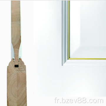 Panneau de porte intérieure PVC bande de caoutchouc dur décoratif